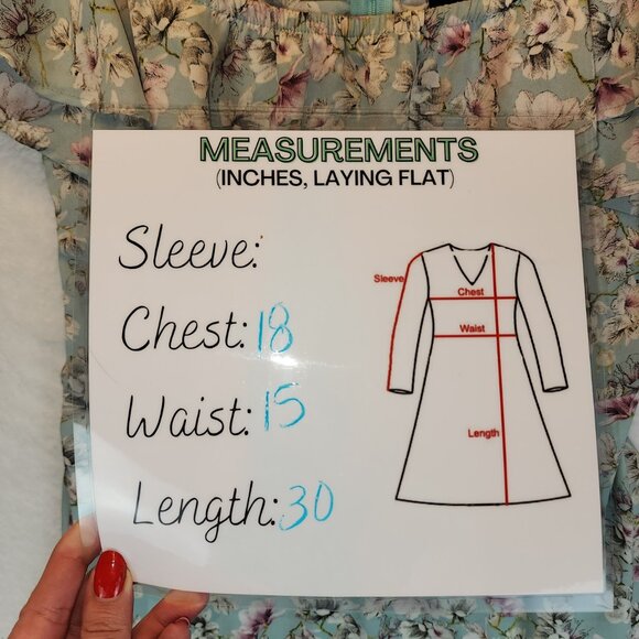 Forever 21 Dress Womens Size Large Floral Off The Shoulder Powder Blue A Line - Picture 8 of 8